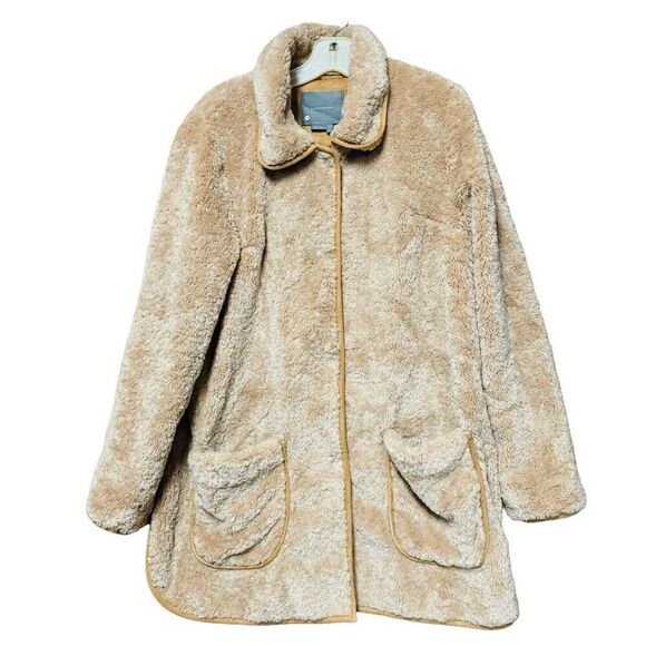 Anthropologie Amina Sherpa Coat Size Large - Picture 2 of 10